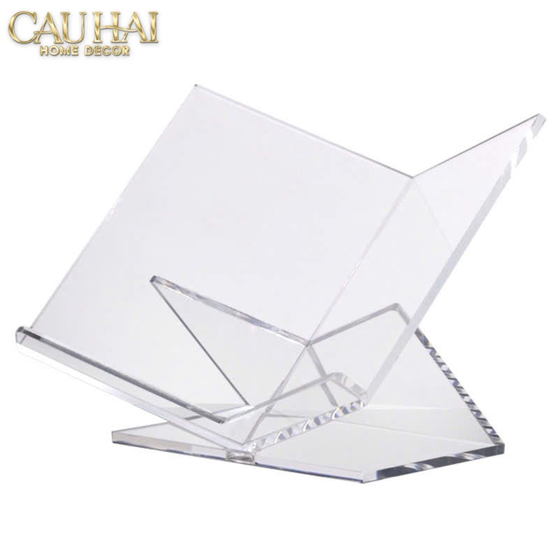 Kệ Giá Đỡ Sách Trang Trí Acrylic Wisdom Minimalism Book Stand 39x31x19-KỆ TRANG TRÍ-Đối tác tại Trung Quốc theo từng đơn đặt hàng-CẬU HAI HOME DECOR