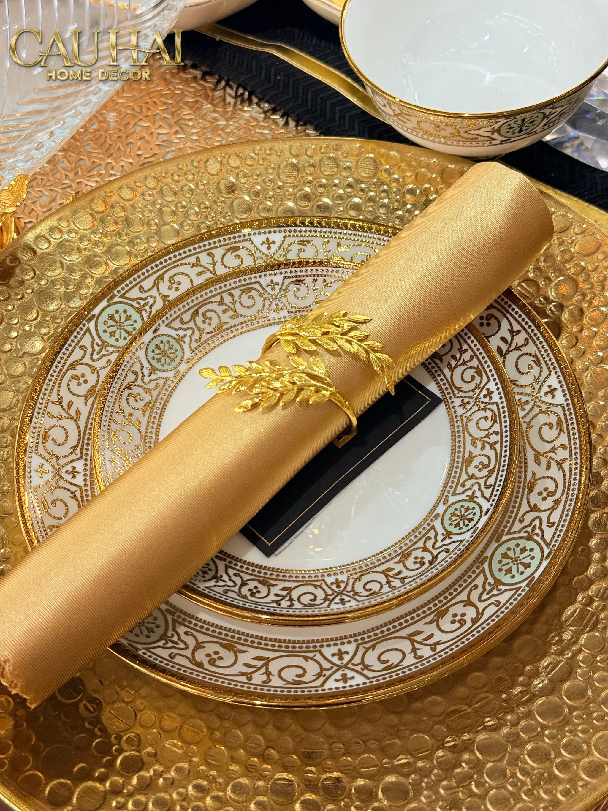 Khăn Ăn Lumière Dorée Napkin-KHĂN ĂN-CẬU HAI HOME DECOR