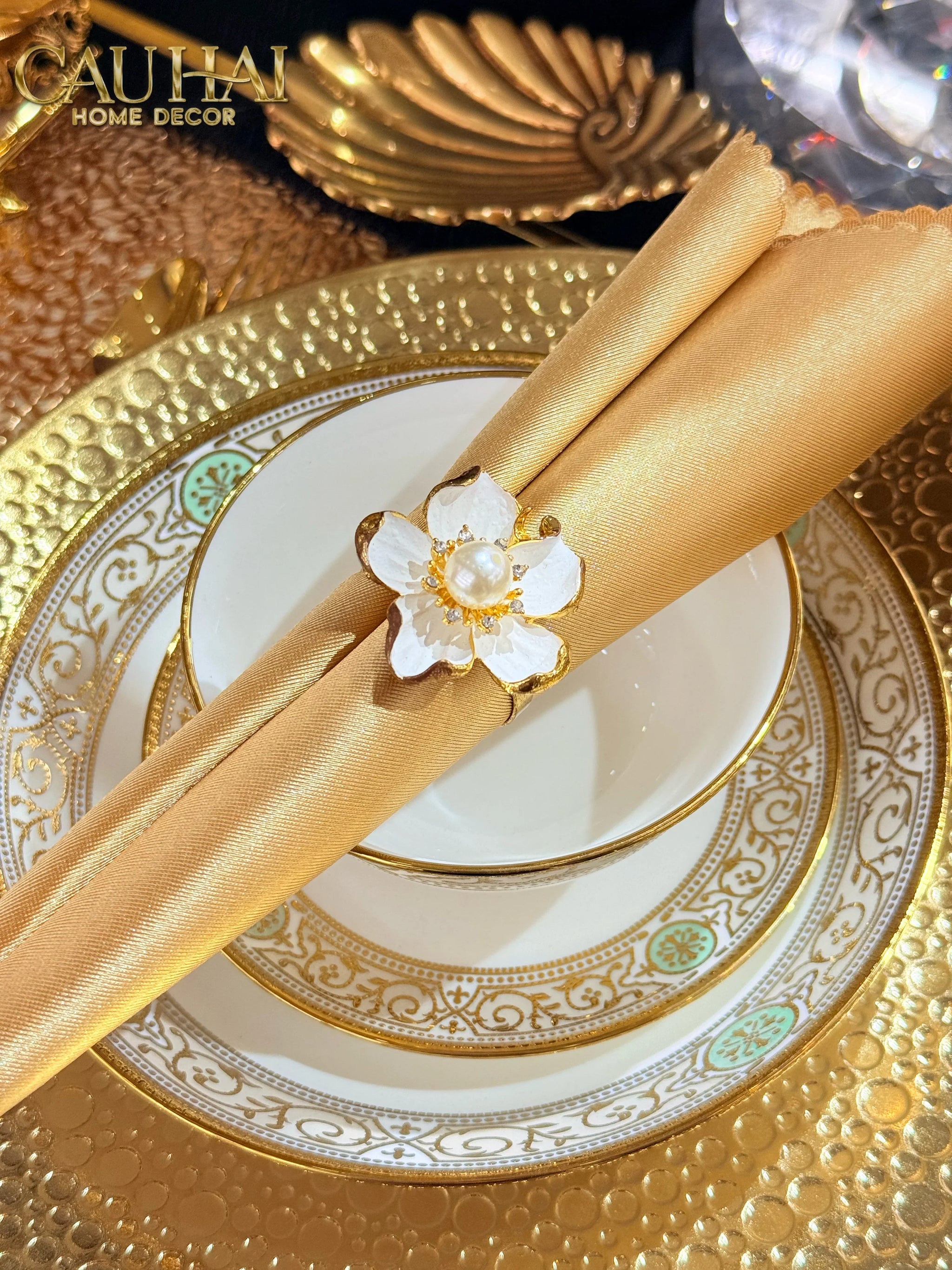 Khăn Ăn Lumière Dorée Napkin-KHĂN ĂN-CẬU HAI HOME DECOR