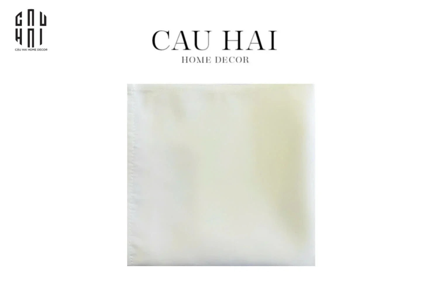 Khăn Ăn - Silk Napkin White Maison-KHĂN ĂN-CẬU HAI HOME DECOR