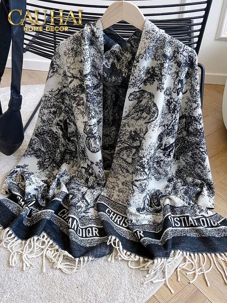 Khăn Cashmere 90*180 - Couture Pashmina Jouy D.O-KHĂN CHOÀNG-CẬU HAI HOME DECOR