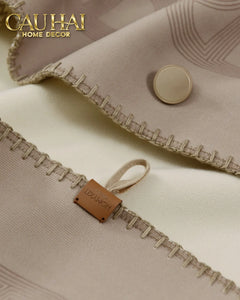 Khăn Cashmere Couture 80x150 - La Parade des Cent Chevaux - Button Édition-VẬT TƯ NỘI BỘ-CẬU HAI HOME DECOR