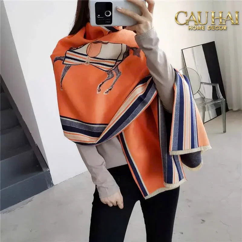 Khăn Cashmere Couture Grand Galop 65x180-KHĂN CHOÀNG-CẬU HAI HOME DECOR