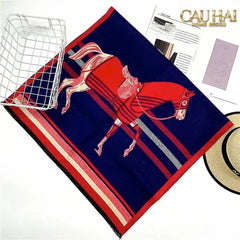 Khăn Cashmere Rouge Couture Cavalier Midnight 70x180-TƯỢNG TRANG TRÍ-CẬU HAI HOME DECOR