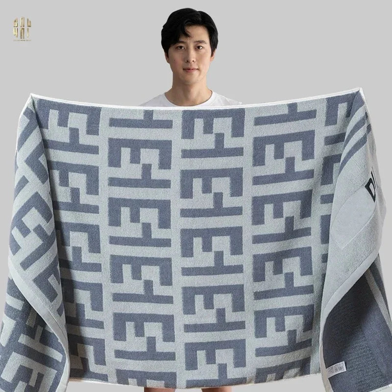 Khăn Tắm 70X140 - Fancy Bath Towel - Gris-KHĂN TẮM-CẬU HAI HOME DECOR