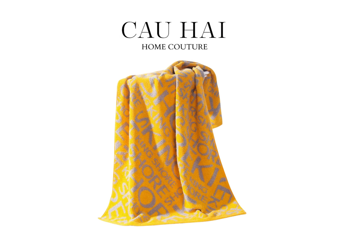 Khăn Tắm 70X140 King Typo - D'Or Bath Towel-KHĂN TẮM-CẬU HAI HOME DECOR