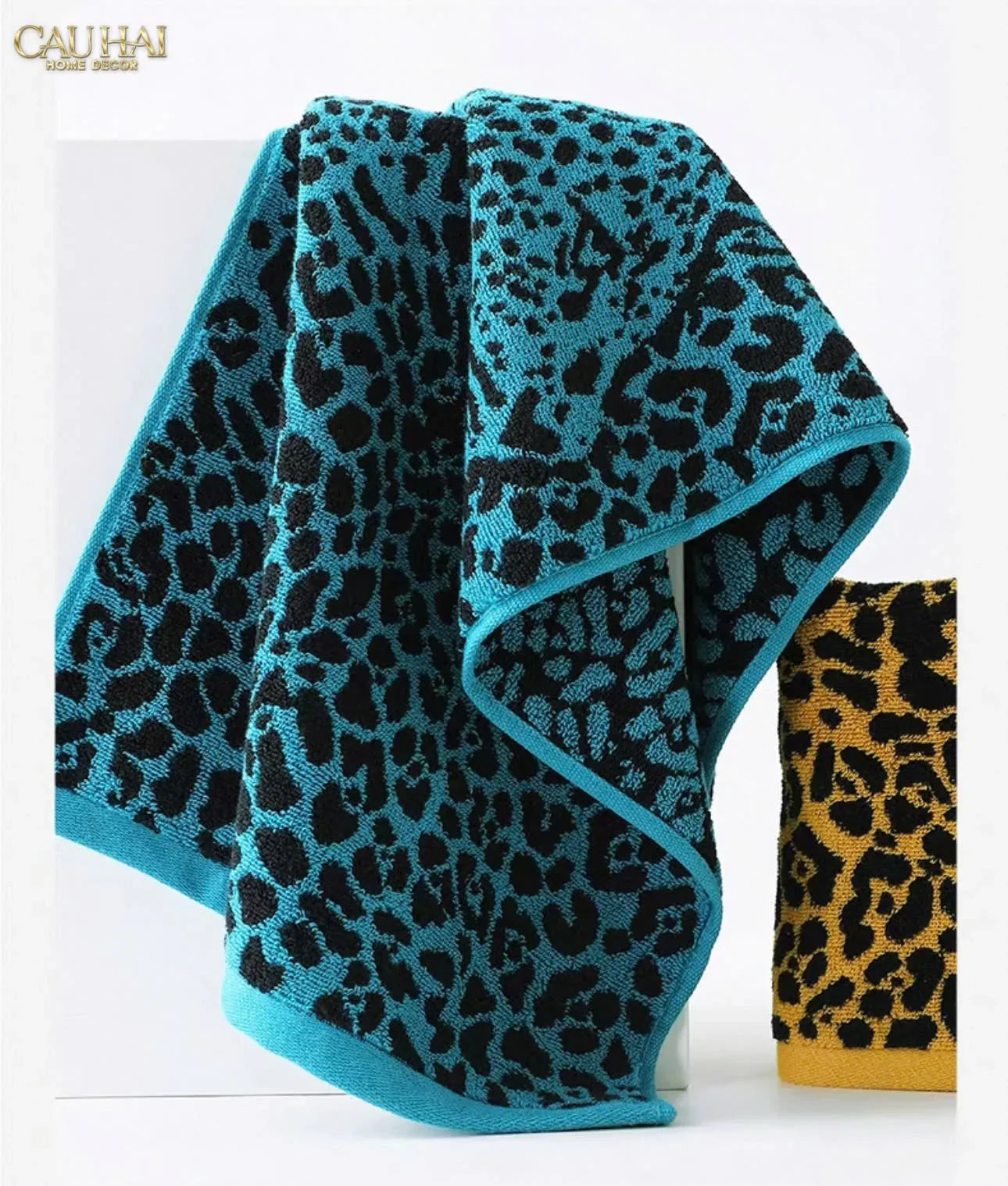 Khăn Tắm 70X140 - Leopard Premium Bath Towel-KHĂN TẮM-CẬU HAI HOME DECOR