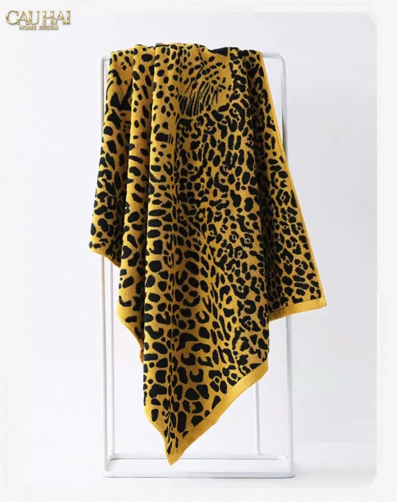 Khăn Tắm 70X140 - Leopard Premium Bath Towel-KHĂN TẮM-CẬU HAI HOME DECOR