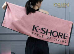 Khăn Thể Thao 38X120 - K.Shore Sporty Towel Pink-KHĂN TẮM-CẬU HAI HOME DECOR