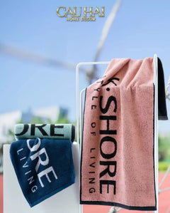Khăn Thể Thao 38X120 - K.Shore Sporty Towel Pink-KHĂN TẮM-CẬU HAI HOME DECOR