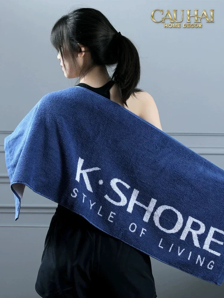 Khăn Thể Thao 38X120 - K.Shore Sporty Towel Pink-KHĂN TẮM-CẬU HAI HOME DECOR