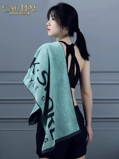 Khăn Thể Thao 38X120 - K.Shore Sporty Towel Pink-KHĂN TẮM-CẬU HAI HOME DECOR