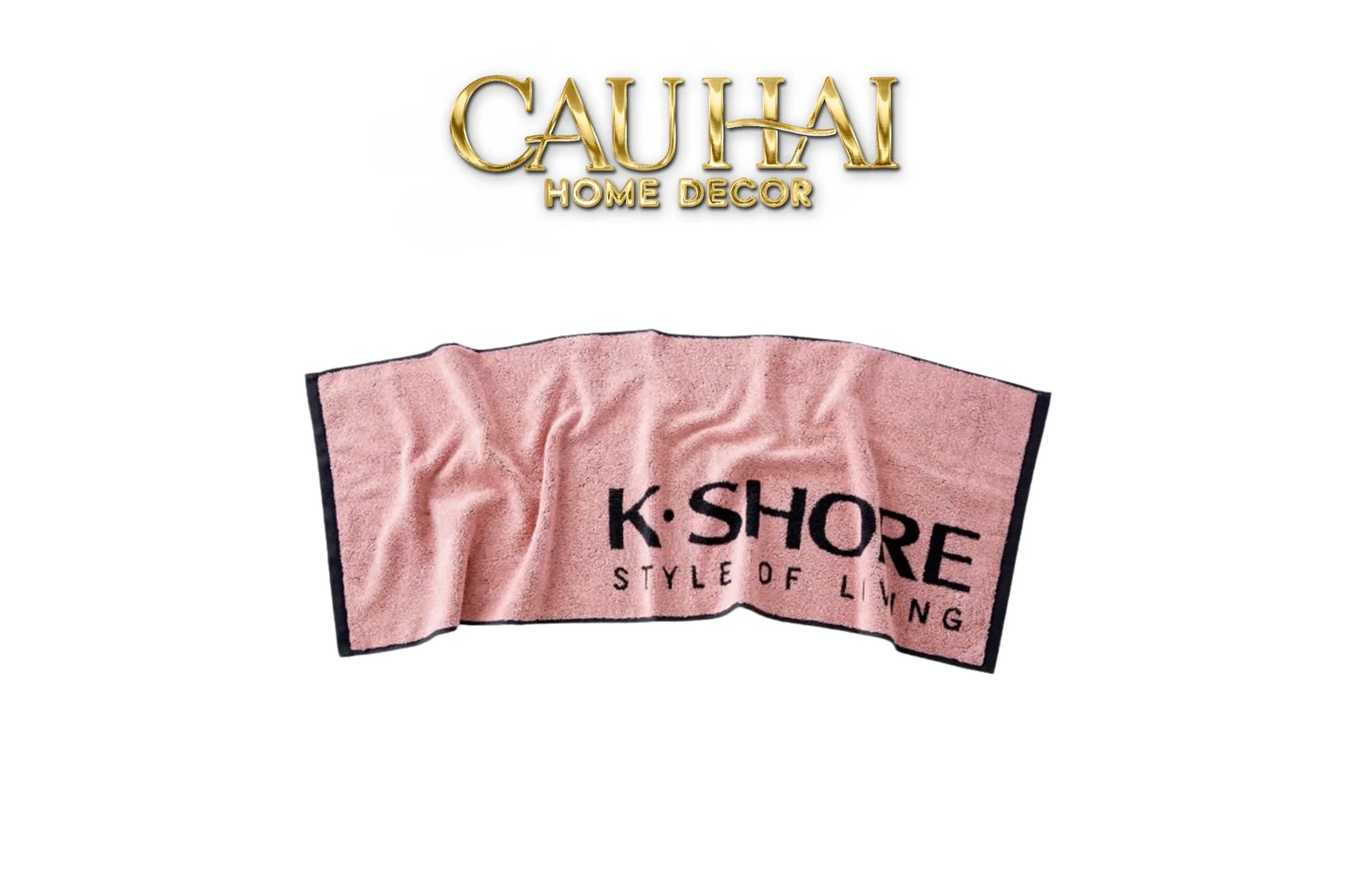 Khăn Thể Thao 38X120 - K.Shore Sporty Towel Pink-KHĂN TẮM-CẬU HAI HOME DECOR