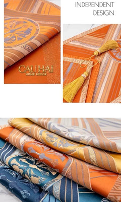 Khăn Trải Bàn - Gloire Impériale Terra Table Runner 30X210-KHĂN TRẢI BÀN-CẬU HAI HOME DECOR