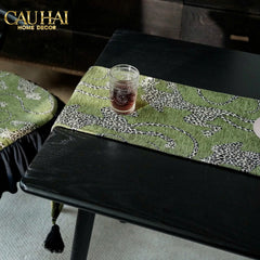 Khăn Trải Bàn - Jarguar Émeraude Sauvage Table Runner 30X240-KHĂN TRẢI BÀN-CẬU HAI HOME DECOR