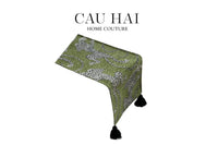 Khăn Trải Bàn - Jarguar Émeraude Sauvage Table Runner 30X240-KHĂN TRẢI BÀN-CẬU HAI HOME DECOR