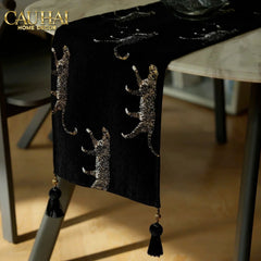 Khăn Trải Bàn - Jarguar Savoir Table Runner 30X240-KHĂN TRẢI BÀN-CẬU HAI HOME DECOR