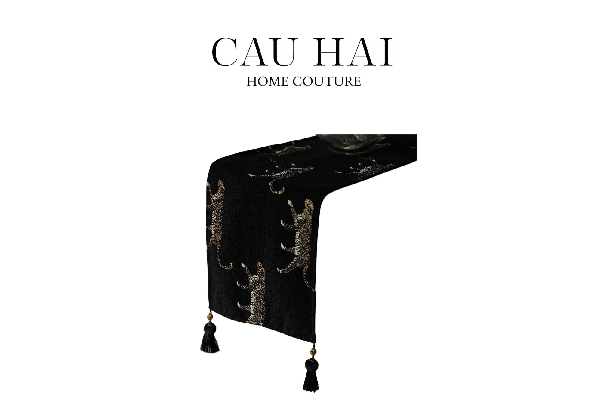 Khăn Trải Bàn - Jarguar Savoir Table Runner 30X240-KHĂN TRẢI BÀN-CẬU HAI HOME DECOR
