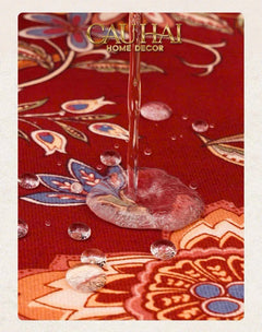 Khăn Trải Bàn Nhung - Floral Rouge Table Runner 3M6-KHĂN TRẢI BÀN-CẬU HAI HOME DECOR