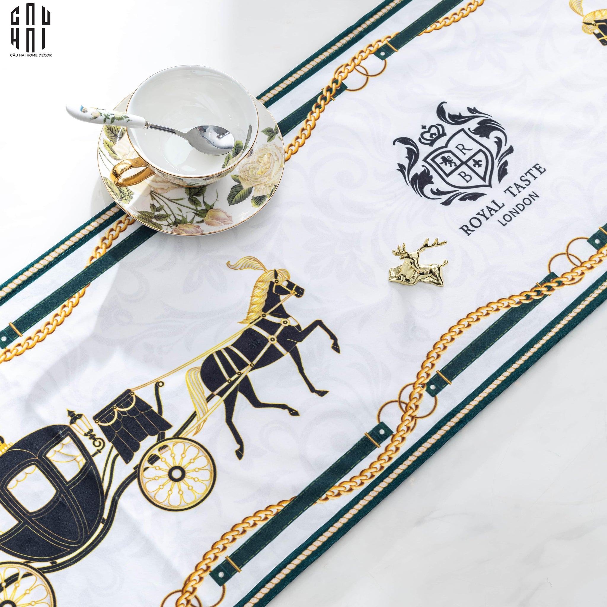 Khăn Trải Bàn Royal Hall Cavalier 2M6 Velvet Table Runner.-KHĂN TRẢI BÀN-CẬU HAI HOME DECOR
