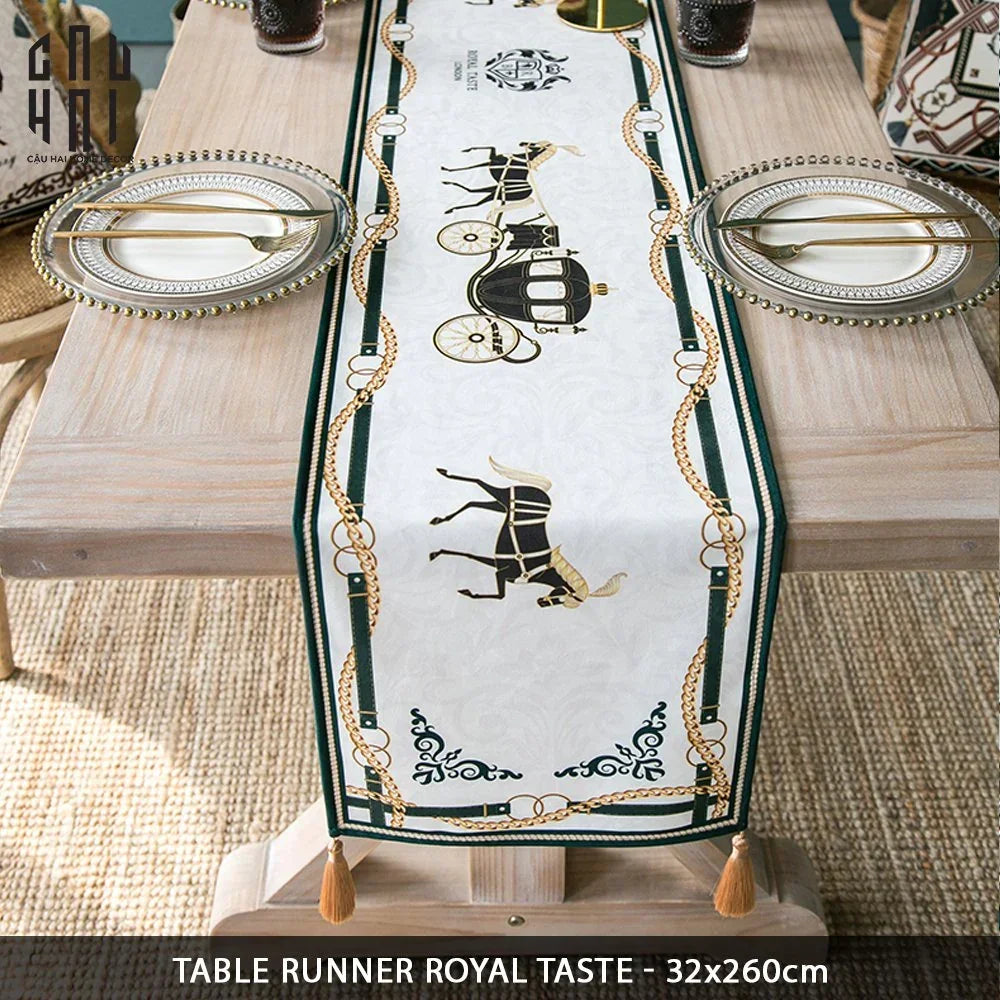 Khăn Trải Bàn Royal Hall Cavalier 2M6 Velvet Table Runner.-KHĂN TRẢI BÀN-CẬU HAI HOME DECOR