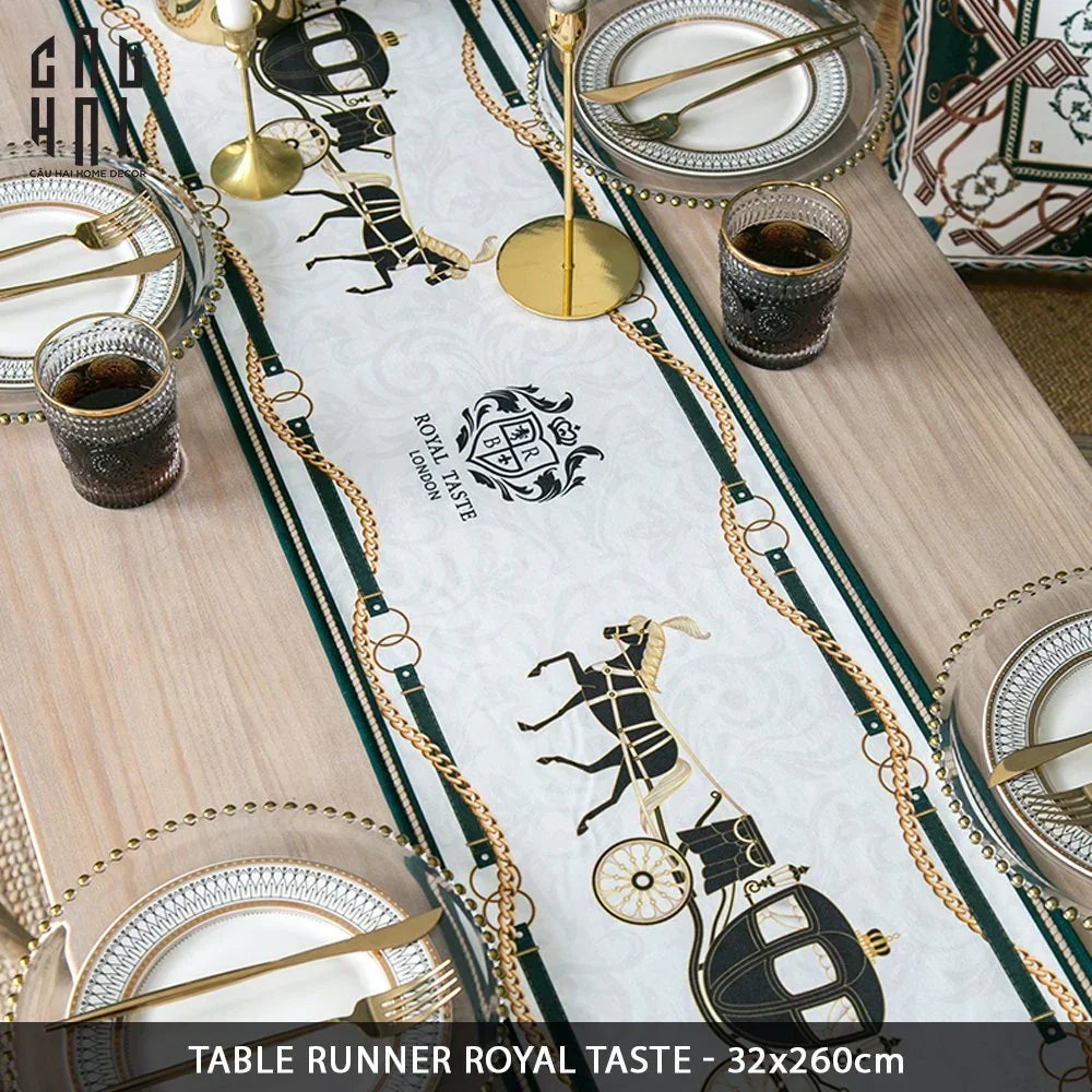 Khăn Trải Bàn Royal Hall Cavalier 2M6 Velvet Table Runner.-KHĂN TRẢI BÀN-CẬU HAI HOME DECOR