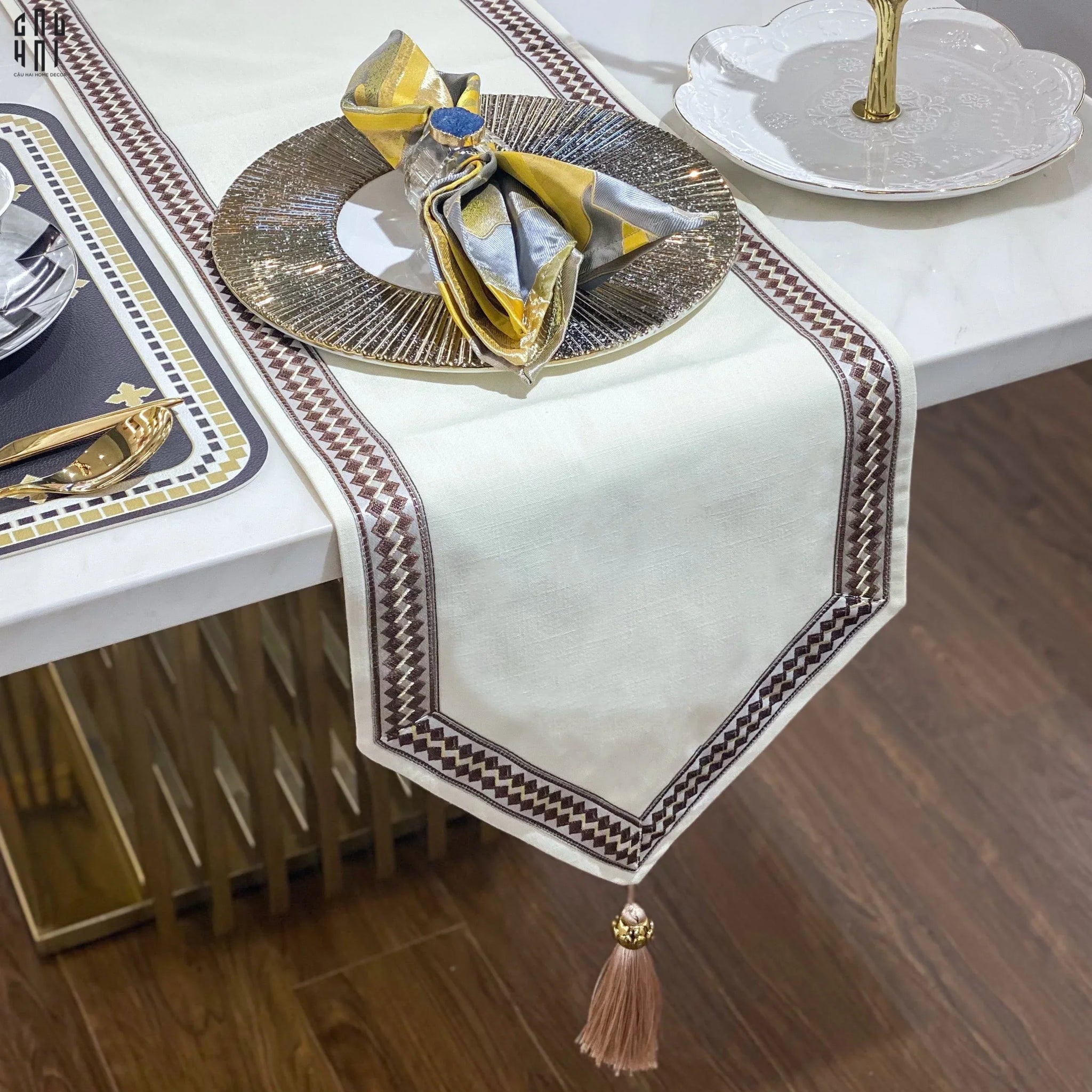 Khăn Trải Bàn Tatiana 3M-KHĂN TRẢI BÀN-CẬU HAI HOME DECOR