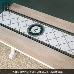 Khăn Trải Bàn Vert Chevaux 2M6 Velvet Table Runner-KHĂN TRẢI BÀN-CẬU HAI HOME DECOR
