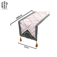 Khăn Trải Bàn Vert Chevaux 2M6 Velvet Table Runner-KHĂN TRẢI BÀN-CẬU HAI HOME DECOR