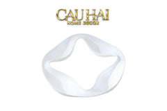 Khay 4 Mùa Quatre Saisons Porcelaine Blanche Plateau-KHAY TRANG TRÍ-CẬU HAI HOME DECOR