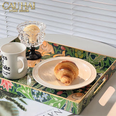 Khay Acrylic Chữ Nhật Folklore Forest Baroque Decorative Trays 30X40-KHAY TRANG TRÍ-CẬU HAI HOME DECOR