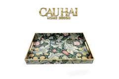 Khay Acrylic Chữ Nhật Folklore Forest Baroque Decorative Trays 30X40-KHAY TRANG TRÍ-CẬU HAI HOME DECOR