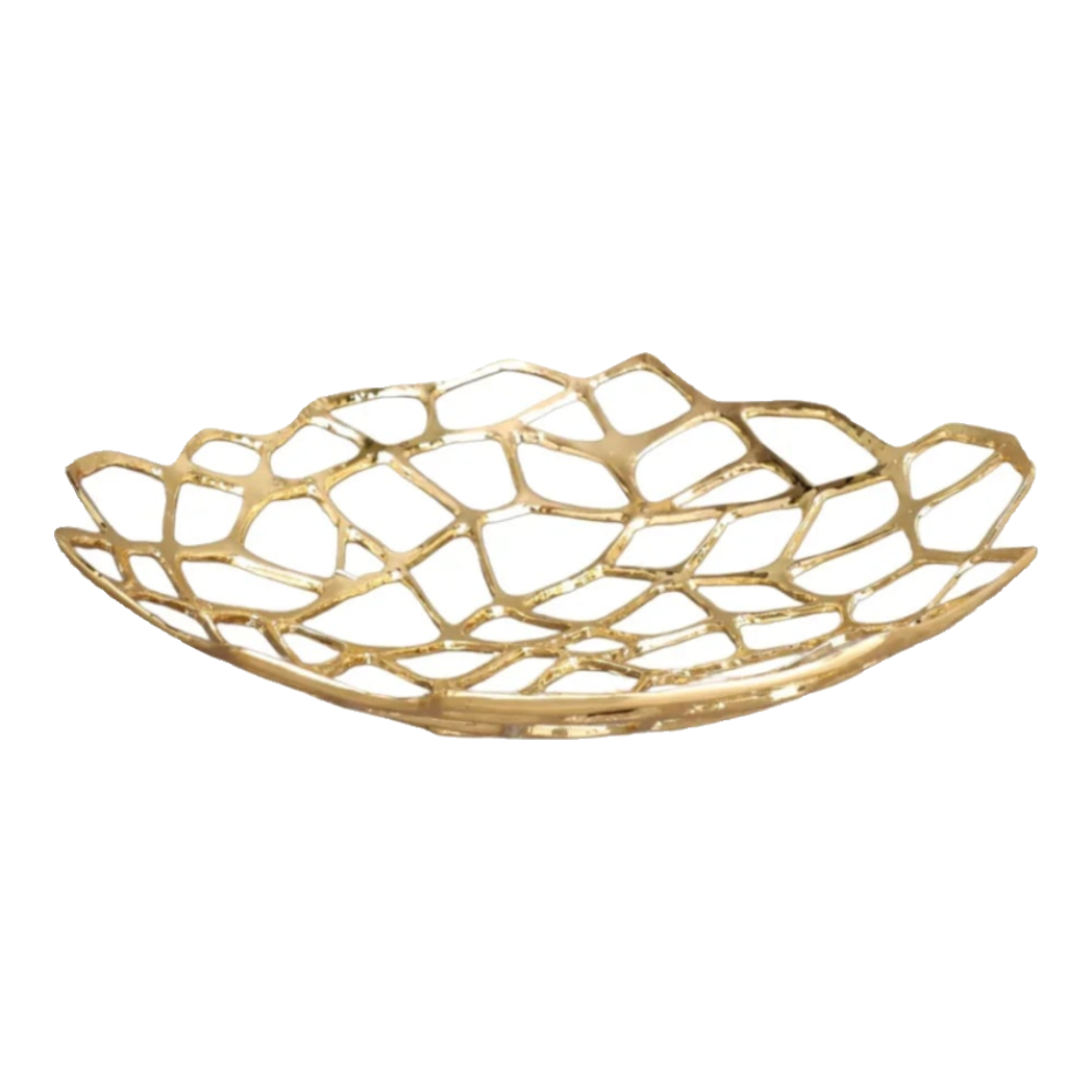 Maison Couture  - Khay Đồng Golden Grid