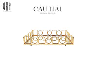 Khay Gương Chữ Nhật Buckingham Mirror Tray 30x38-KHAY TRANG TRÍ-CẬU HAI HOME DECOR
