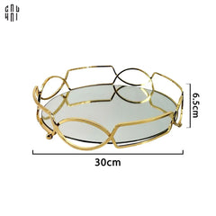 Khay Gương Tròn Round Taylor Ss25-KHAY TRANG TRÍ-CẬU HAI HOME DECOR