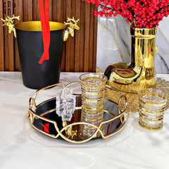 Khay Gương Tròn Round Taylor Ss25-KHAY TRANG TRÍ-CẬU HAI HOME DECOR