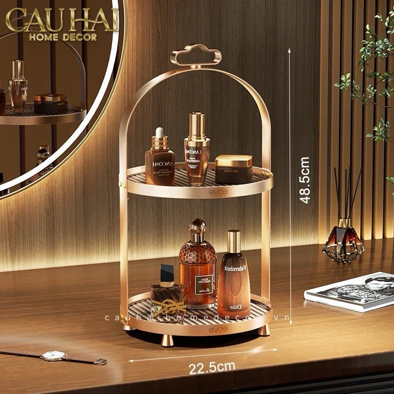 Khay Kệ Phòng Tắm Kệ Bàn Trang Điểm 2 Tầng Chống Nước Clair Waterproof Tiered Organizers-Khay Kệ Tầng-CẬU HAI HOME DECOR