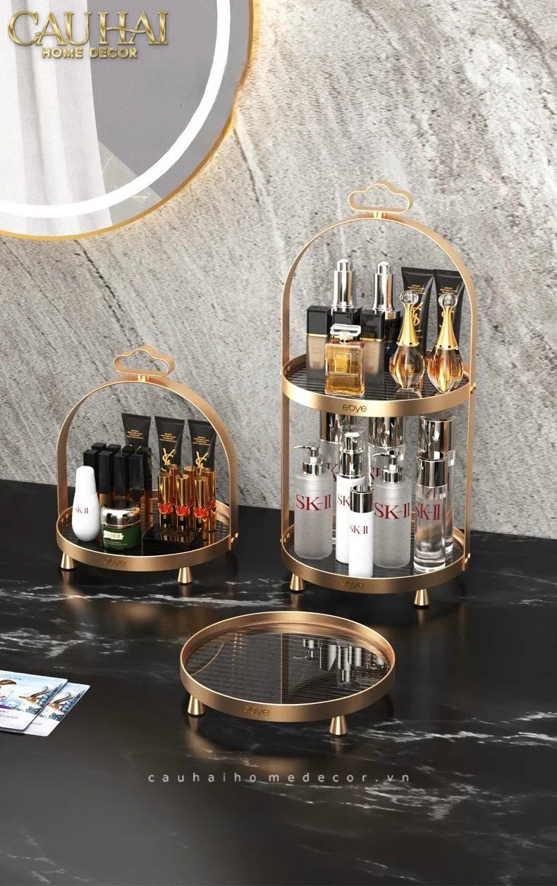 Khay Kệ Phòng Tắm Kệ Bàn Trang Điểm 2 Tầng Chống Nước Clair Waterproof Tiered Organizers-Khay Kệ Tầng-CẬU HAI HOME DECOR
