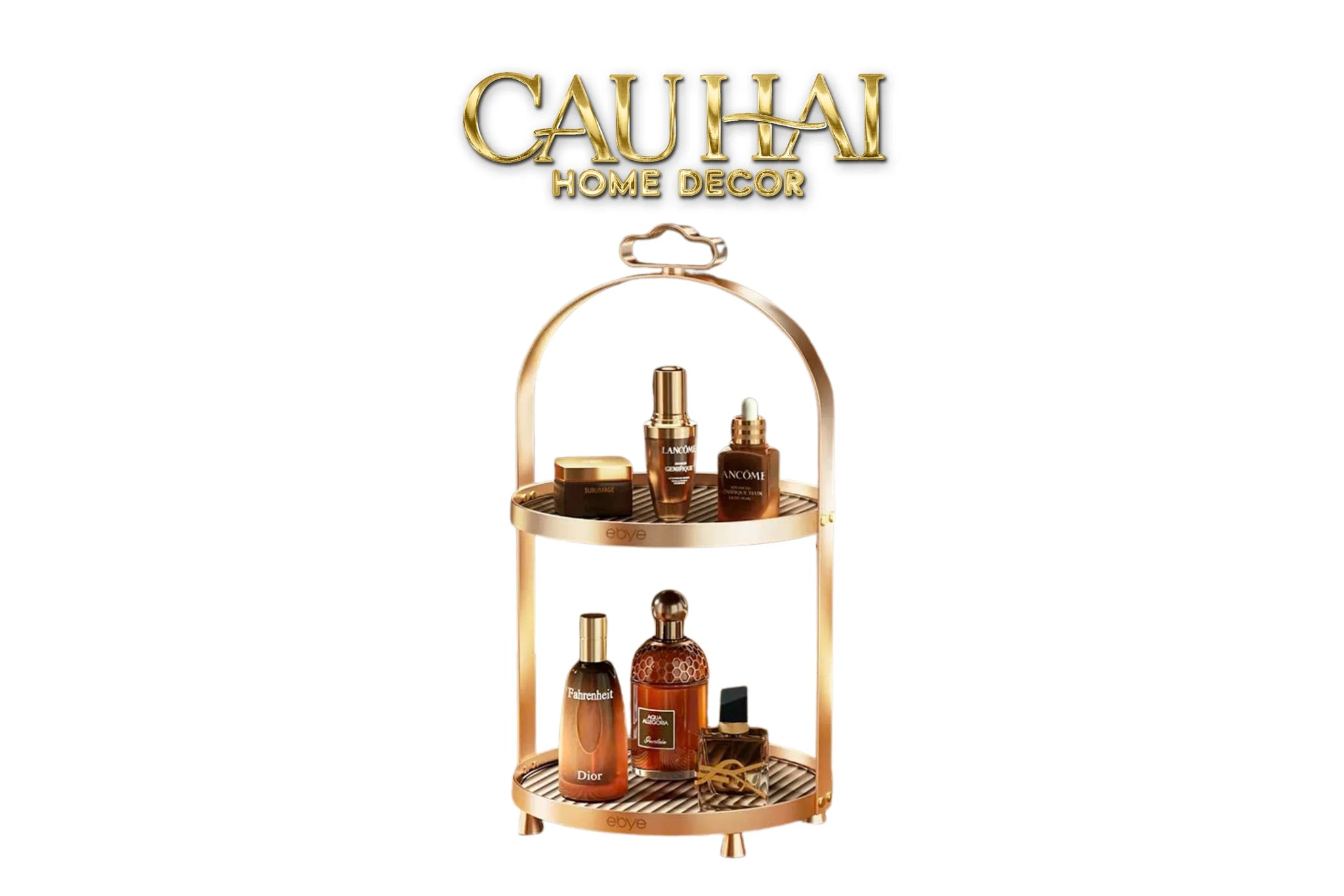 Khay Kệ Phòng Tắm Kệ Bàn Trang Điểm 2 Tầng Chống Nước Clair Waterproof Tiered Organizers-Khay Kệ Tầng-CẬU HAI HOME DECOR