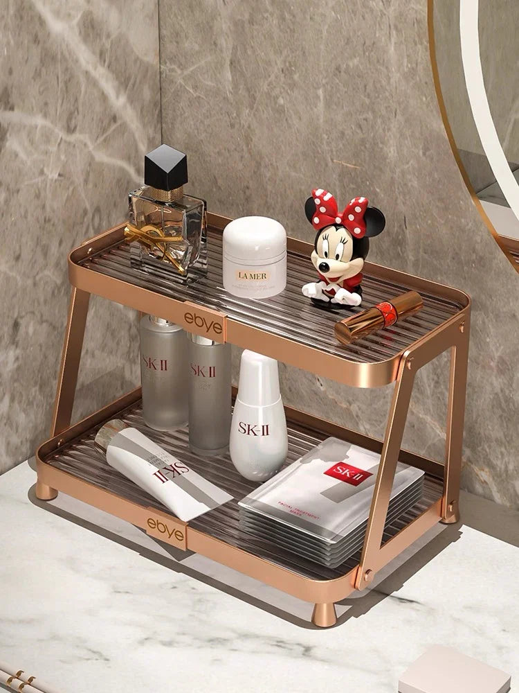 Khay Kệ Phòng Tắm Kệ Bàn Trang Điểm 2 Tầng Chống Nước Twinkle Waterproof Tiered Organizers-KHAY TRANG TRÍ-CẬU HAI HOME DECOR