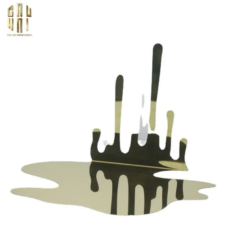 Khay Melted Gold Reflection-KHAY TRANG TRÍ-CẬU HAI HOME DECOR