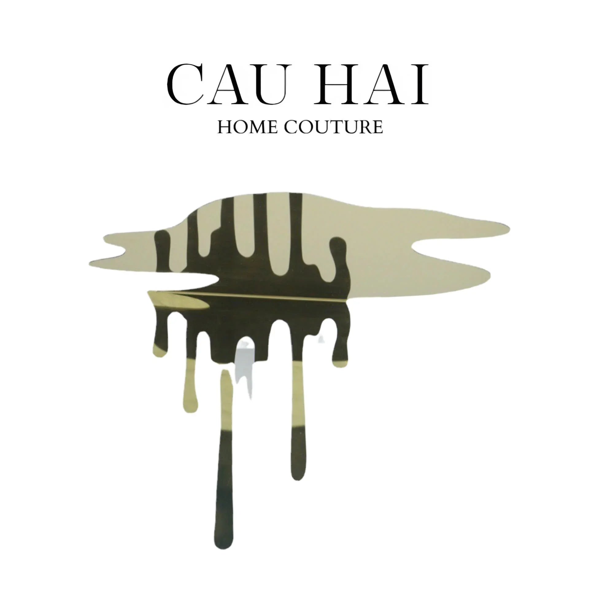 Khay Melted Gold Reflection-KHAY TRANG TRÍ-CẬU HAI HOME DECOR