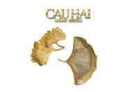Khay Trang Trí Lá Ngân Hạnh Héritage Ginkgo Lumière D’Or 22x20-KHAY TRANG TRÍ-CẬU HAI HOME DECOR