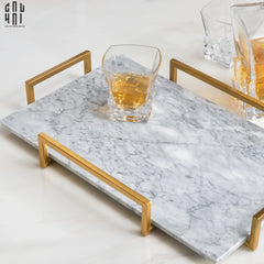 Khay Trang Trí Vân Đá Marble Madison Ss25-KHAY TRANG TRÍ-CẬU HAI HOME DECOR