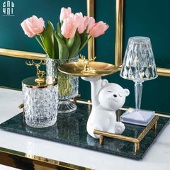 Khay Trang Trí Vân Đá Marble Premium Ss22-KHAY TRANG TRÍ-CẬU HAI HOME DECOR