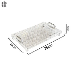 Khay Trang Trí White D.O Pattern-KHAY TRANG TRÍ-CẬU HAI HOME DECOR