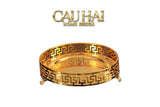 Khay Tròn Babylon Persian Greek Key D25-KHAY TRANG TRÍ-CẬU HAI HOME DECOR