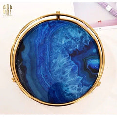 Khay Tròn Blue Ocean D38-CẬU HAI HOME DECOR