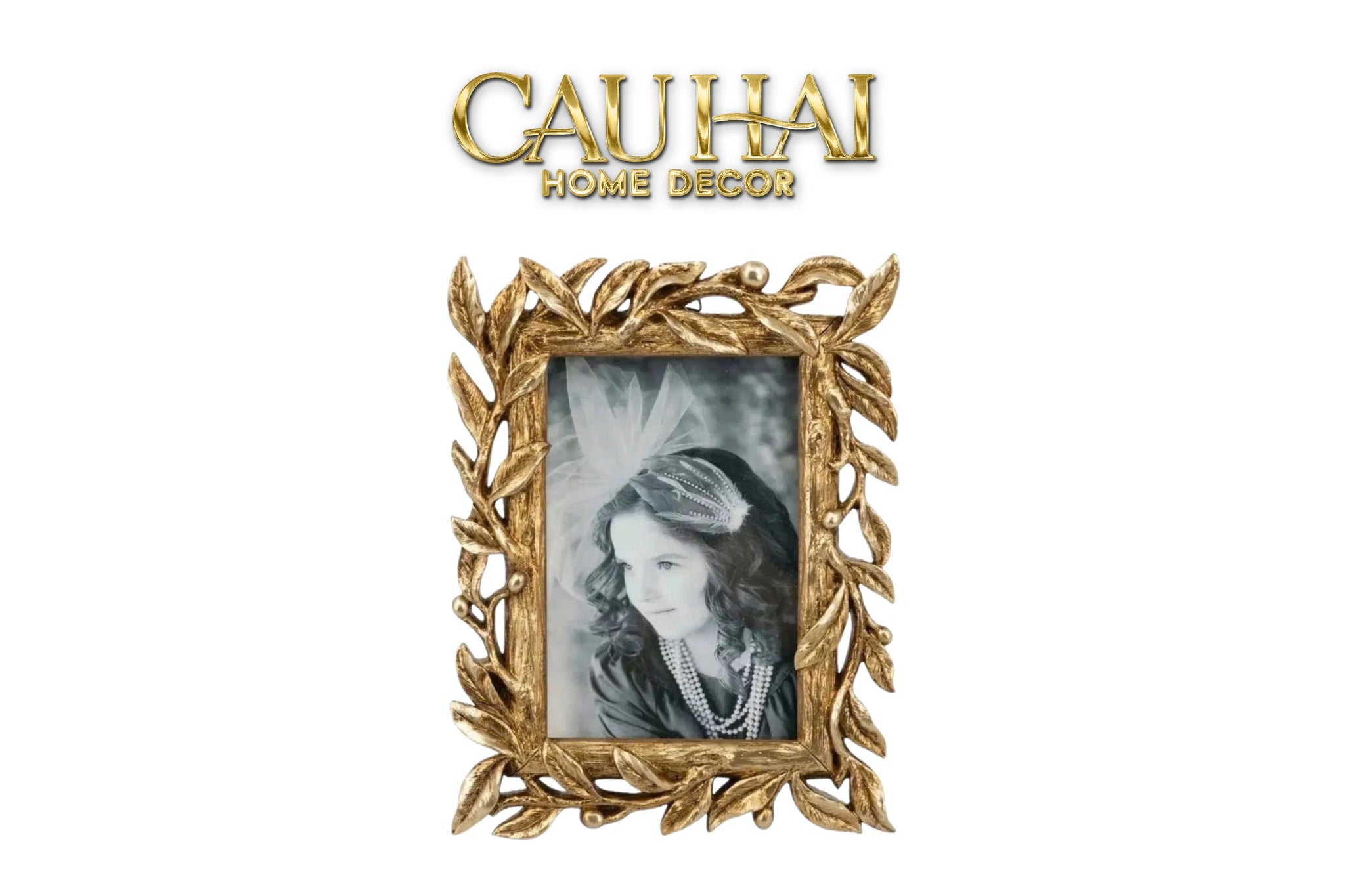 Khung Ảnh Heritage Olive Gilded Frame 6.5" X 8.5"-KHUNG ẢNH-CẬU HAI HOME DECOR