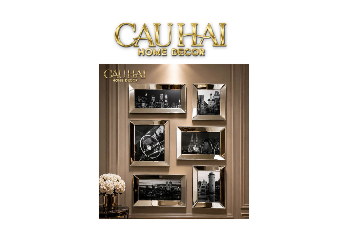 Khung Ảnh Viền Gương Cắt Cạnh Mirror Éclat Platinum 46x31/31x46-KHUNG ẢNH-CẬU HAI HOME DECOR-CẬU HAI HOME DECOR